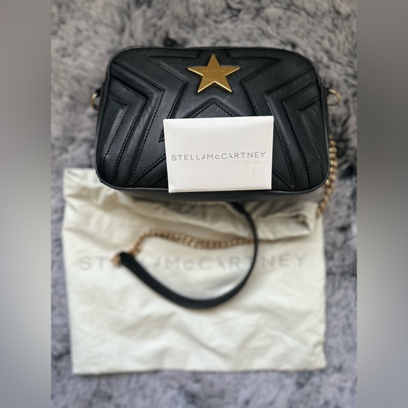 SOLD!on EBay Stella McCartney Stella Star Eco Alter Nappa Star Patch Bag Black - Picture 13 of 15